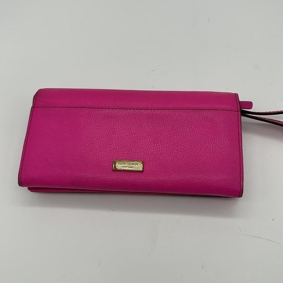 ♠️ Kate Spade Leather bow wristlet wallet ♠️ - Picture 5 of 6